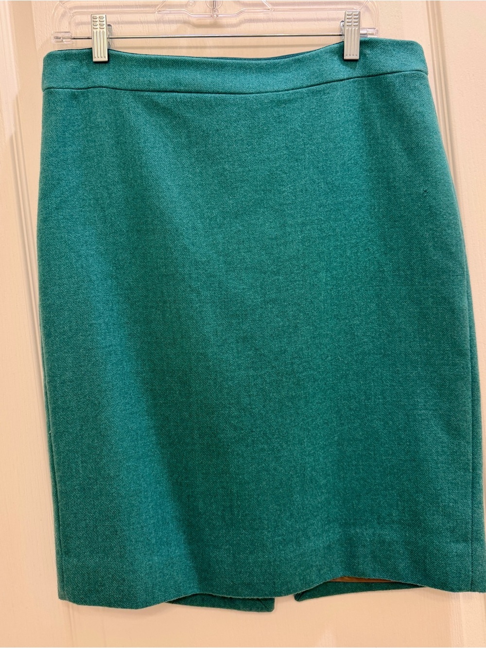 J. Crew No 2 Teal Pencil Skirt - Wool